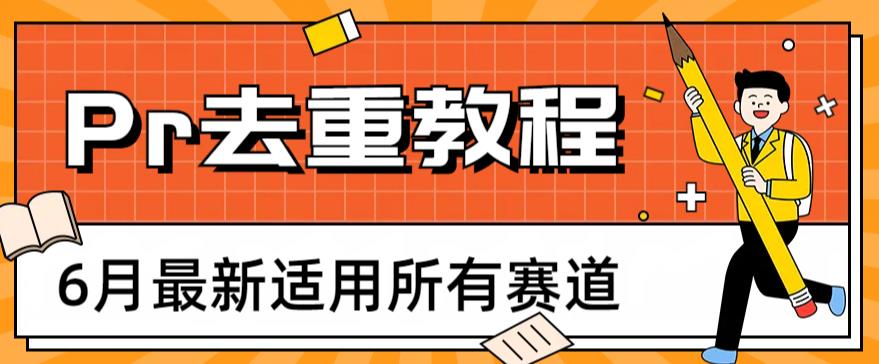 2023年6月最新Pr深度去重适用所有赛道，一套适合所有赛道的Pr去重方法-九盟副业网