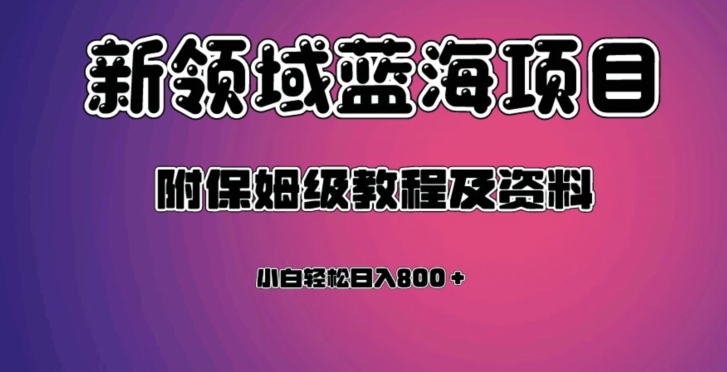 虚拟资源蓝海领域新项目，轻松日入800＋，附保姆级教程及资料-九盟副业网