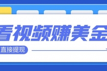 看视频就能躺赚美金  只需要挂机 轻松赚取100到200美刀  可以直接提现！_七哥副业网-九盟副业网